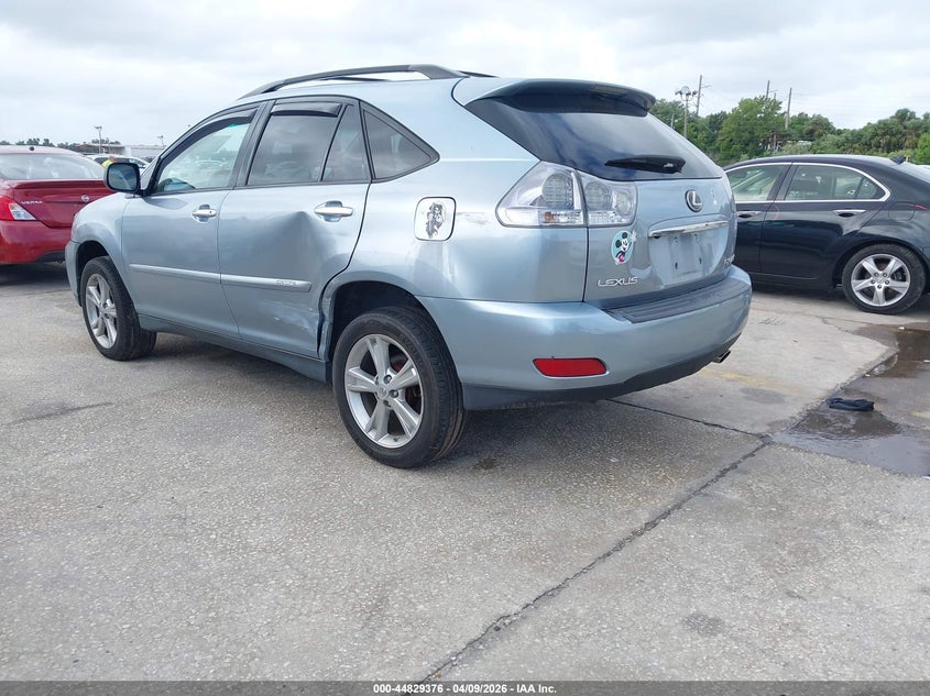 2008 Lexus Rx VIN JTJGW31U182008346 IAAI salvage auction — LEFT REAR, Rebuildable (Florida), sold $1,350 on 2026-07-08 (photo 3)