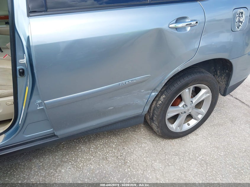 2008 Lexus Rx VIN JTJGW31U182008346 IAAI salvage auction — LEFT REAR, Rebuildable (Florida), sold $1,350 on 2026-07-08 (photo 6)