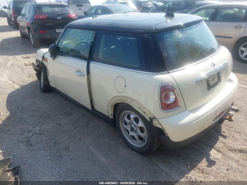 2012 Mini Cooper VIN WMWSU3C57CT368391 IAAI salvage auction — FRONT & REAR, Salvage (Indiana), sold $275 on 2026-08-12 (photo 3)