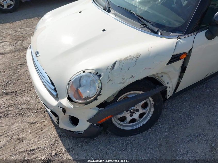 2012 Mini Cooper VIN WMWSU3C57CT368391 IAAI salvage auction — FRONT & REAR, Salvage (Indiana), sold $275 on 2026-08-12 (photo 6)