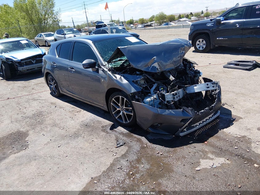 2015 Lexus Ct VIN JTHKD5BHXF2250161 IAAI salvage auction — FRONT END, Salvage (New Mexico), sold $650 on 2026-07-13 (photo 1)