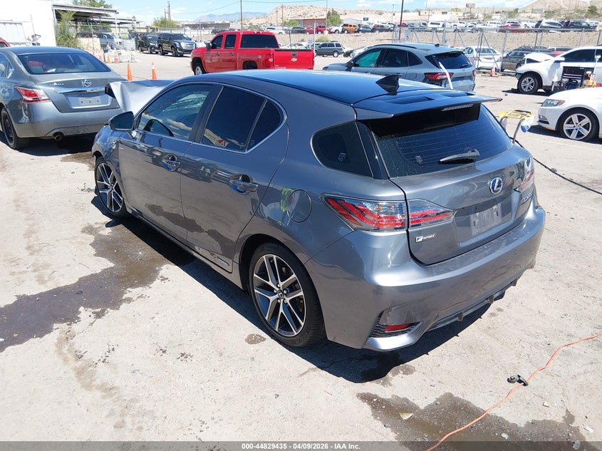 2015 Lexus Ct VIN JTHKD5BHXF2250161 IAAI salvage auction — FRONT END, Salvage (New Mexico), sold $650 on 2026-07-13 (photo 3)