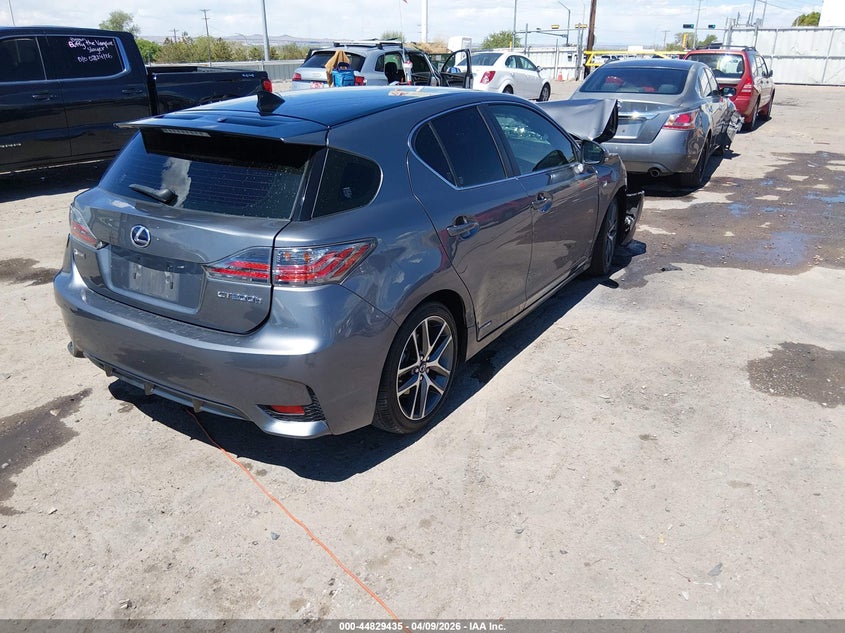 2015 Lexus Ct VIN JTHKD5BHXF2250161 IAAI salvage auction — FRONT END, Salvage (New Mexico), sold $650 on 2026-07-13 (photo 4)