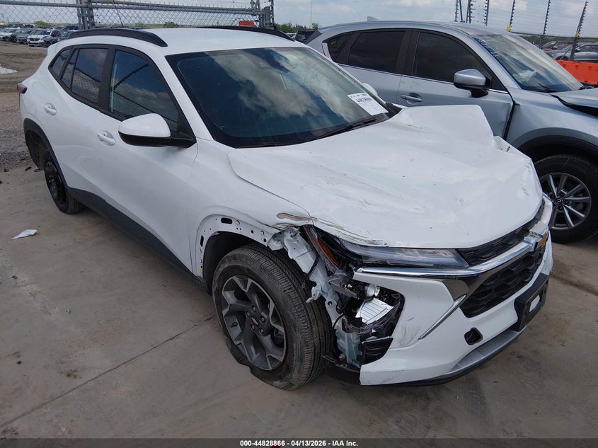 2024 Chevrolet Trax VIN KL77LHE21RC174909 IAAI salvage auction — LEFT FRONT, Wait Title, sold $4,550 on 2026-07-14 (photo 1)