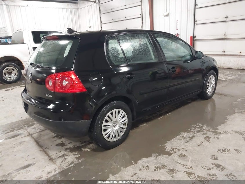 2009 Volkswagen Rabbit VIN WVWDA71K49W146418 IAAI salvage auction — LEFT SIDE, Regular Certificate (Iowa), sold $775 on 2026-07-14 (photo 4)