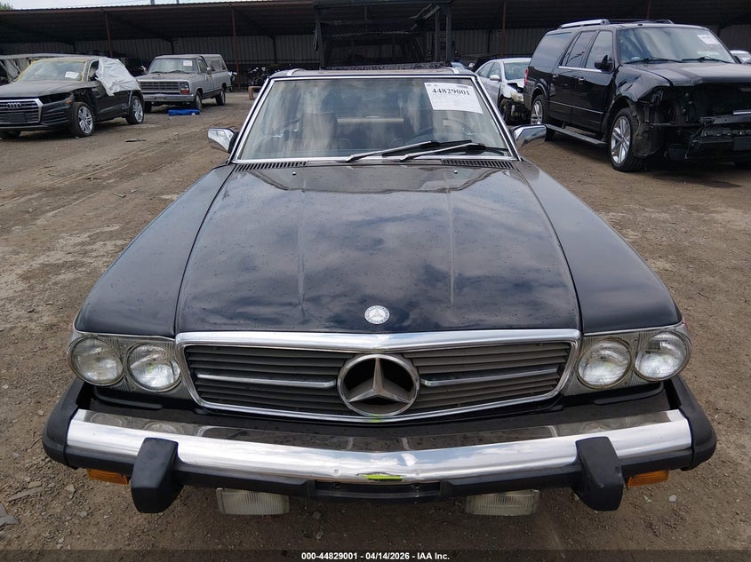 1987 Mercedes-benz VIN WDBBA48DXHA062451 IAAI salvage auction — FRONT END, Salvage (Ohio), sold $4,250 on 2026-07-29 (photo 6)