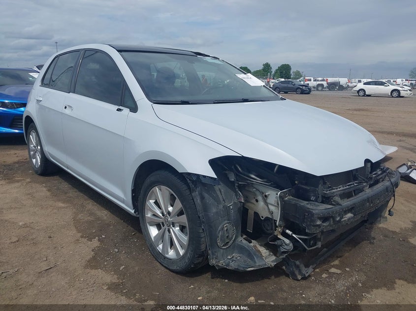 2021 Volkswagen Golf VIN 3VWG57AU3MM005753 IAAI salvage auction — FRONT END, Wait Title, sold $2,400 on 2026-07-18 (photo 1)