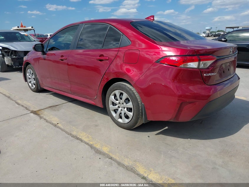 2025 Toyota Corolla VIN 5YFB4MDE4SP327617 IAAI salvage auction — LEFT & RIGHT, Original (Texas), sold $8,800 on 2026-07-13 (photo 3)