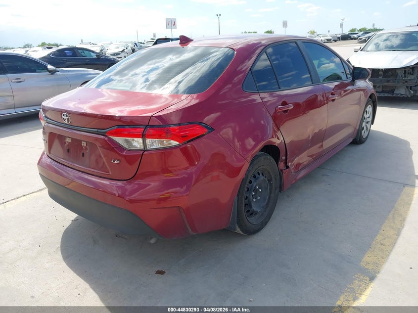 2025 Toyota Corolla VIN 5YFB4MDE4SP327617 IAAI salvage auction — LEFT & RIGHT, Original (Texas), sold $8,800 on 2026-07-13 (photo 4)