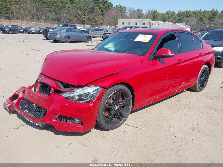 2017 BMW 3er VIN WBA8B7G57HNT70851 IAAI salvage auction — FRONT END, Salvage Title, sold $4,550 on 2026-07-24 (photo 2)