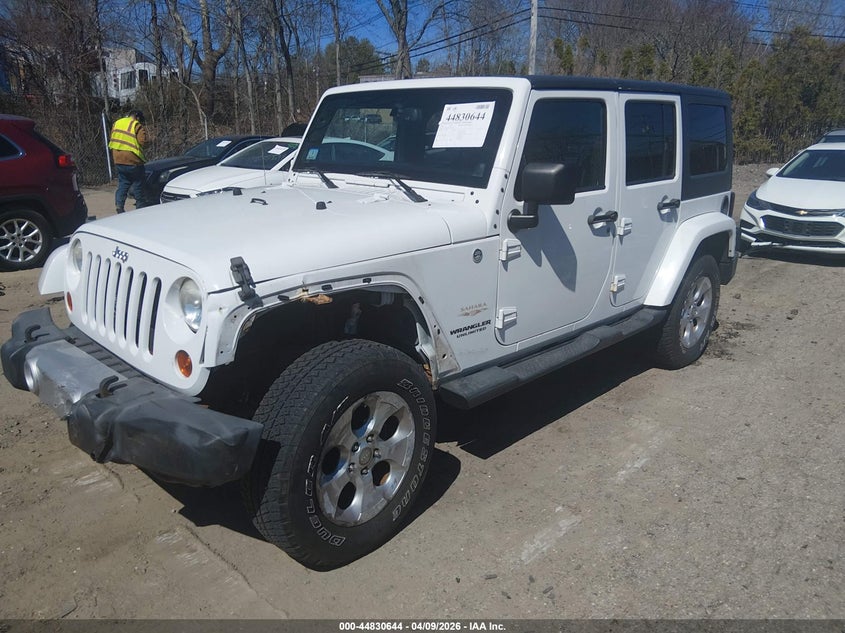 2013 Jeep Wrangler / VIN 1C4BJWEG9DL534195 IAAI salvage auction — LEFT FRONT, Salvage Title, sold $3,650 on 2026-07-19 (photo 2)