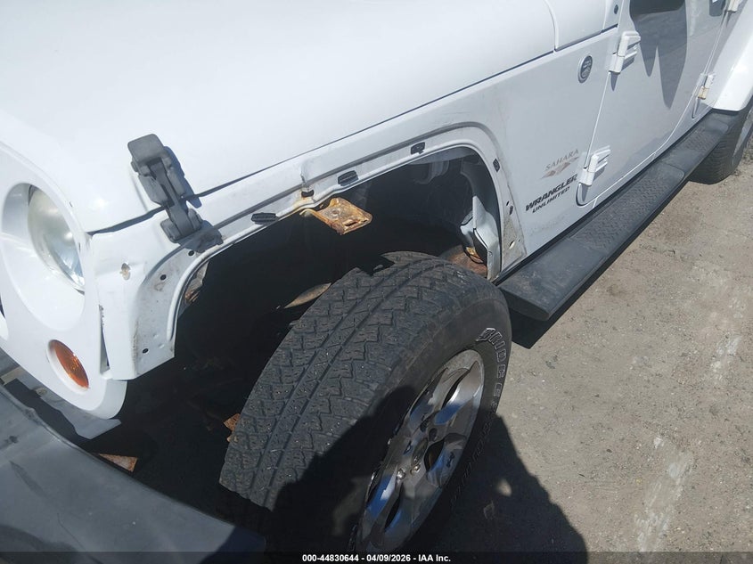 2013 Jeep Wrangler / VIN 1C4BJWEG9DL534195 IAAI salvage auction — LEFT FRONT, Salvage Title, sold $3,650 on 2026-07-19 (photo 6)