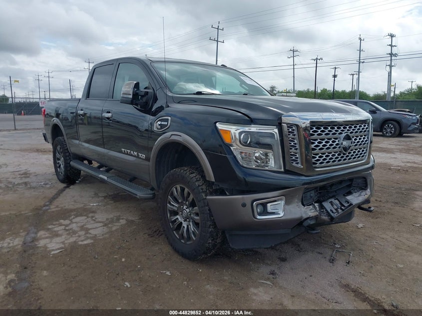 2016 Nissan TITAN VIN 1N6BA1F24GN506915 IAAI salvage auction — FRONT END, Original (Texas), sold $5,700 on 2026-07-09 (photo 1)