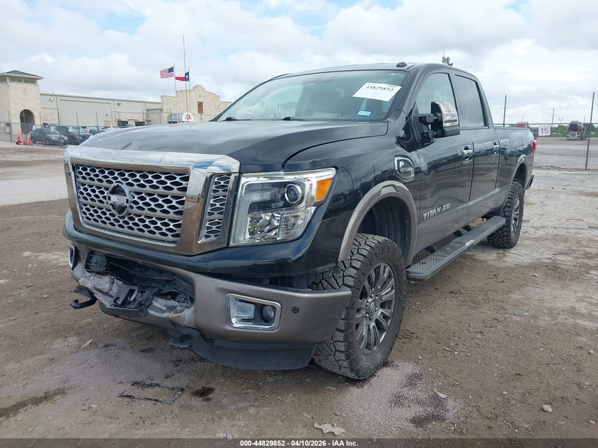 2016 Nissan TITAN VIN 1N6BA1F24GN506915 IAAI salvage auction — FRONT END, Original (Texas), sold $5,700 on 2026-07-09 (photo 2)