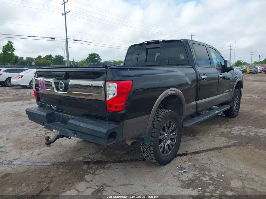 2016 Nissan TITAN VIN 1N6BA1F24GN506915 IAAI salvage auction — FRONT END, Original (Texas), sold $5,700 on 2026-07-09 (photo 4)