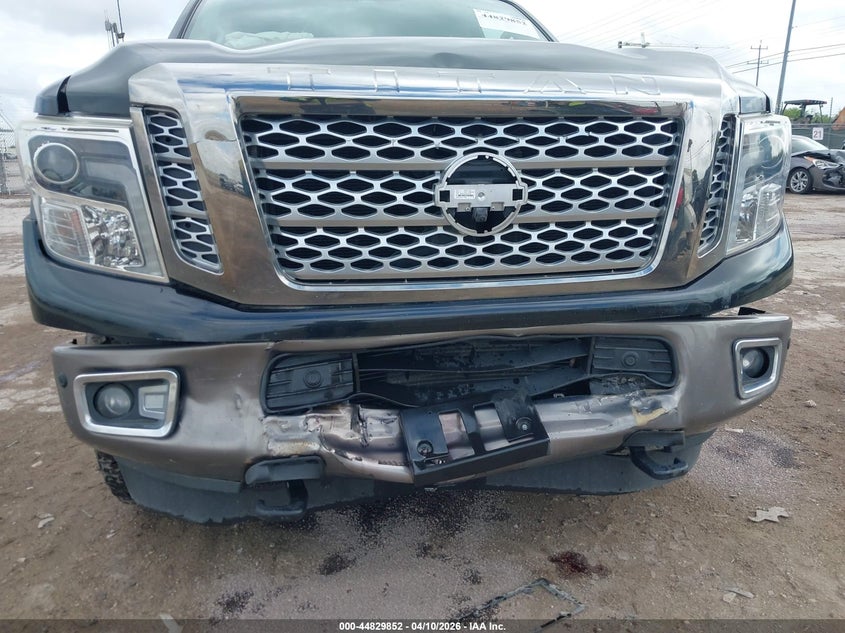 2016 Nissan TITAN VIN 1N6BA1F24GN506915 IAAI salvage auction — FRONT END, Original (Texas), sold $5,700 on 2026-07-09 (photo 6)