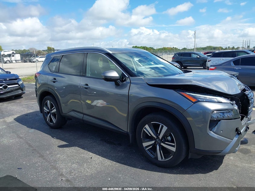 2025 Nissan Rogue VIN JN8BT3CB0SW162410 IAAI salvage auction — FRONT END, Salvage Title, sold $8,000 on 2026-07-23 (photo 1)