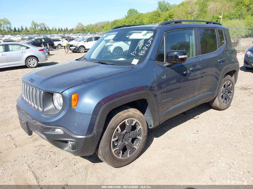 2023 Jeep Renegade VIN ZACNJDB19PPP68674 IAAI salvage auction — RIGHT REAR, Original (West Virginia), sold $4,500 on 2026-07-08 (photo 2)