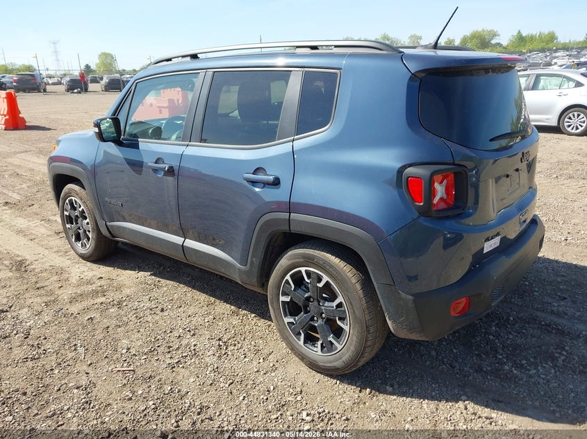 2023 Jeep Renegade VIN ZACNJDB19PPP68674 IAAI salvage auction — RIGHT REAR, Original (West Virginia), sold $4,500 on 2026-07-08 (photo 3)