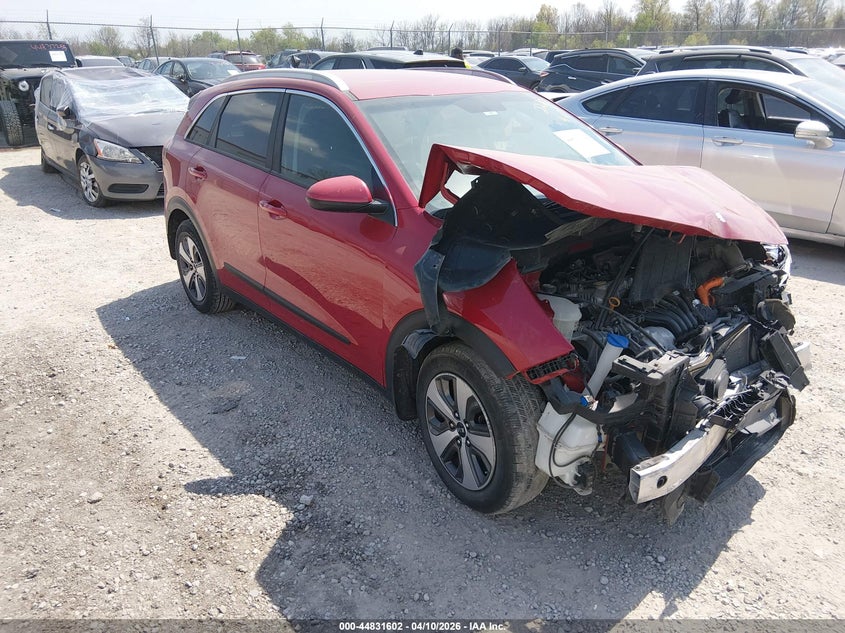 2018 Kia Niro VIN KNDCB3LC5J5142220 IAAI salvage auction — FRONT END, Salvage Title, sold $1,225 on 2026-07-06 (photo 1)