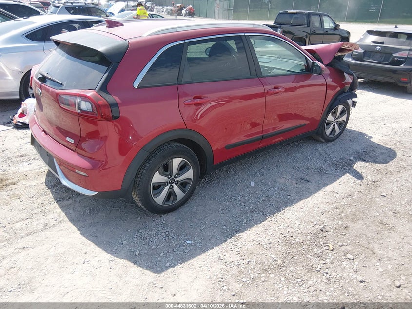 2018 Kia Niro VIN KNDCB3LC5J5142220 IAAI salvage auction — FRONT END, Salvage Title, sold $1,225 on 2026-07-06 (photo 4)