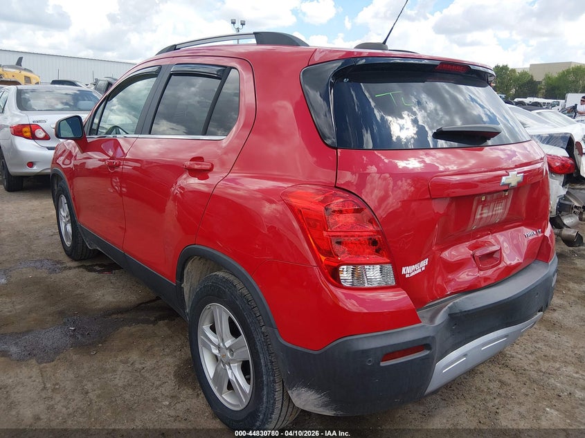 2016 Chevrolet Trax VIN KL7CJLSB6GB618431 IAAI salvage auction — REAR END, Clear (Oklahoma), sold $1,700 on 2026-07-22 (photo 1)