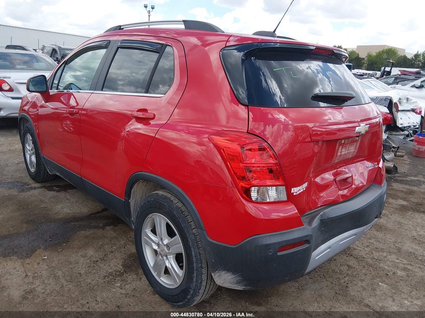 2016 Chevrolet Trax VIN KL7CJLSB6GB618431 IAAI salvage auction — REAR END, Clear (Oklahoma), sold $1,700 on 2026-07-22 (photo 3)