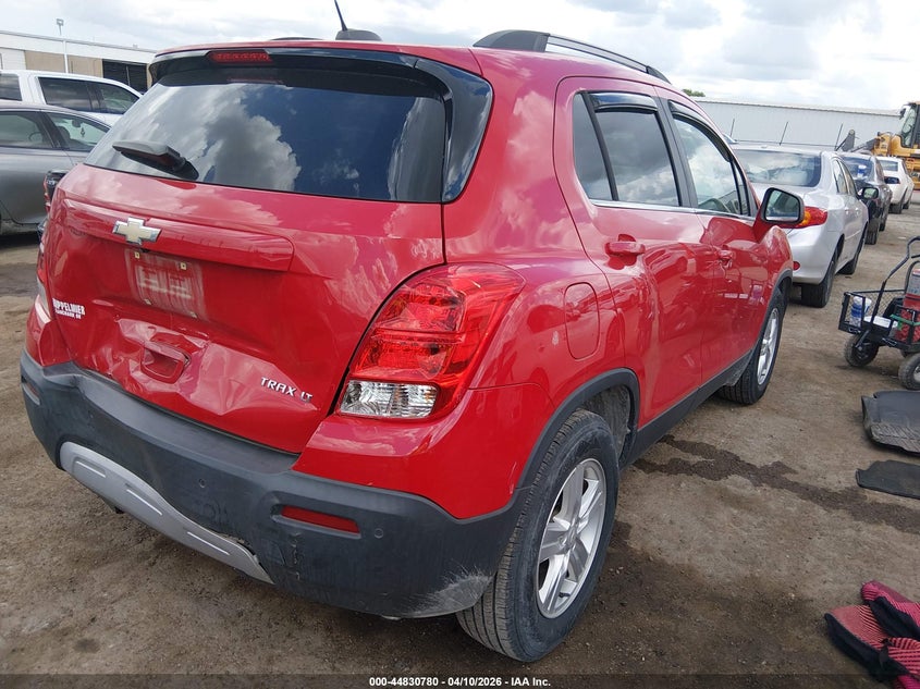 2016 Chevrolet Trax VIN KL7CJLSB6GB618431 IAAI salvage auction — REAR END, Clear (Oklahoma), sold $1,700 on 2026-07-22 (photo 4)