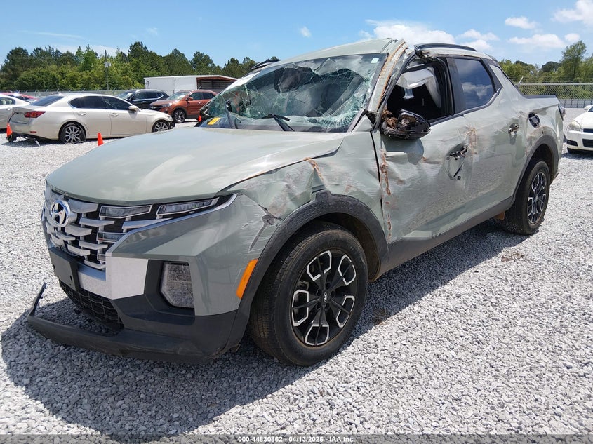 2024 Hyundai Santa cruz VIN 5NTJC4AEXRH083502 IAAI salvage auction — LEFT & RIGHT, Salvage (Alabama), sold $2,500 on 2026-07-09 (photo 2)