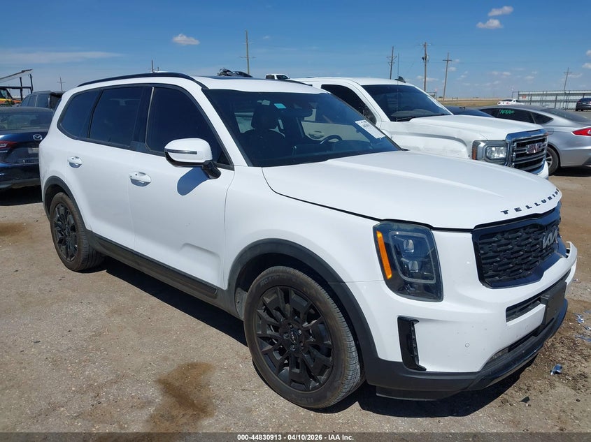 2022 Kia Telluride VIN 5XYP5DHC2NG212583 IAAI salvage auction — LEFT FRONT, Original (Texas), sold $6,450 on 2026-07-07 (photo 1)