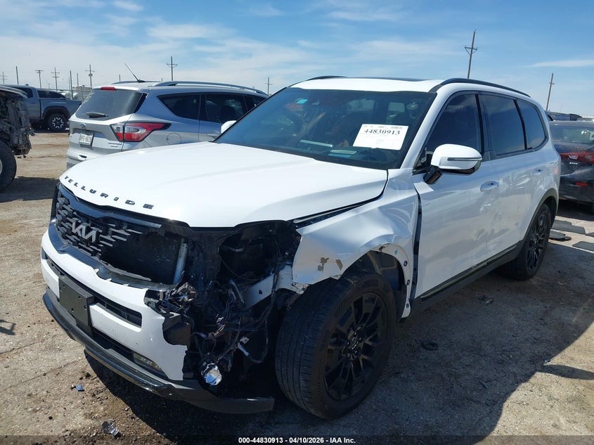 2022 Kia Telluride VIN 5XYP5DHC2NG212583 IAAI salvage auction — LEFT FRONT, Original (Texas), sold $6,450 on 2026-07-07 (photo 2)