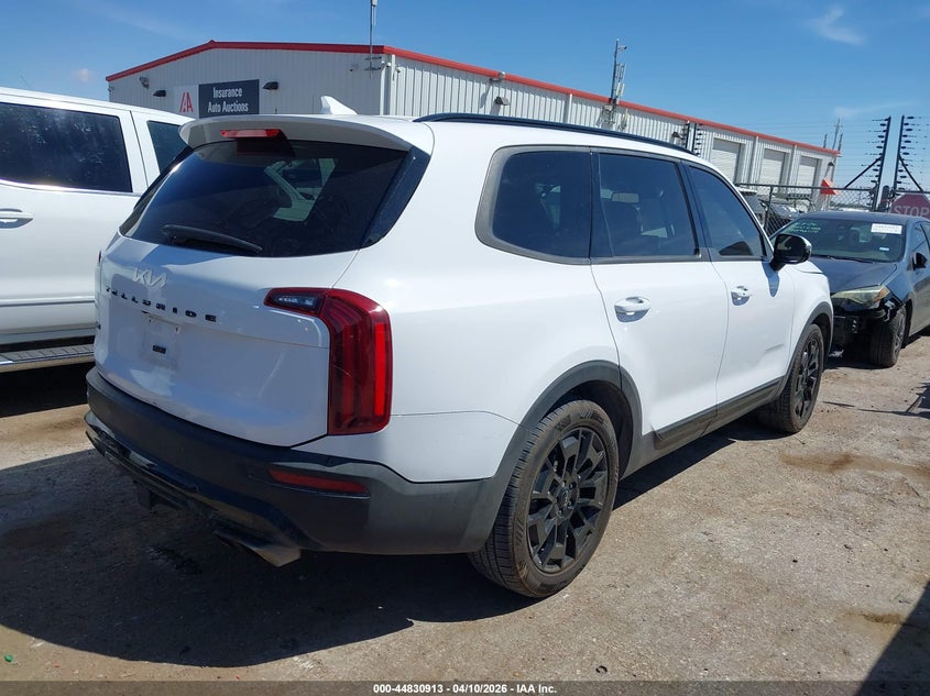 2022 Kia Telluride VIN 5XYP5DHC2NG212583 IAAI salvage auction — LEFT FRONT, Original (Texas), sold $6,450 on 2026-07-07 (photo 4)