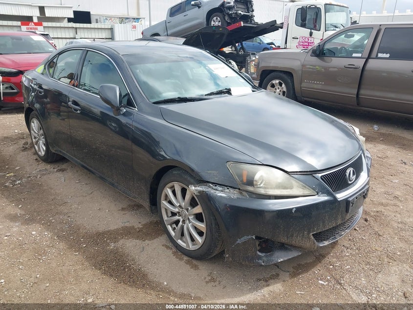 2006 Lexus Is VIN JTHBK262X65016806 IAAI salvage auction — FRONT END, Salvage (Texas), sold $625 on 2026-07-09 (photo 1)