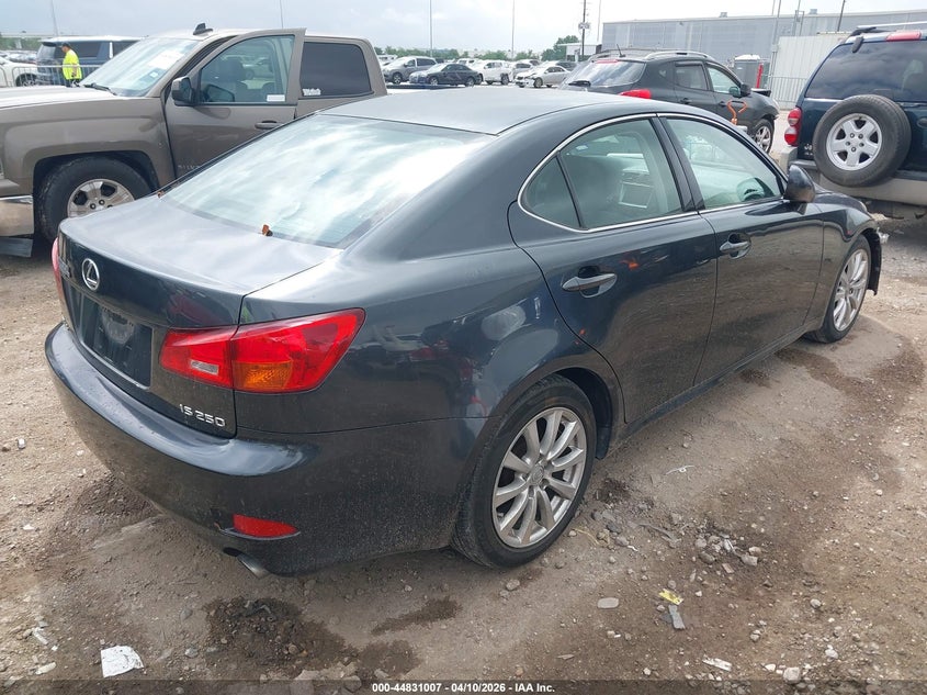 2006 Lexus Is VIN JTHBK262X65016806 IAAI salvage auction — FRONT END, Salvage (Texas), sold $625 on 2026-07-09 (photo 4)
