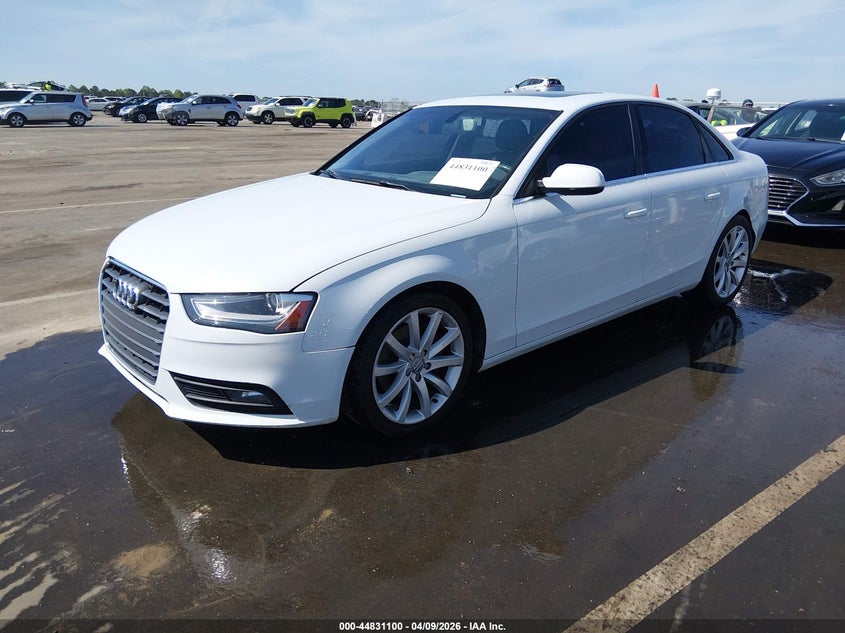 2013 Audi A4 VIN WAUFFAFL0DA161364 IAAI salvage auction — REAR END, Salvage Title, sold $650 on 2026-07-15 (photo 2)