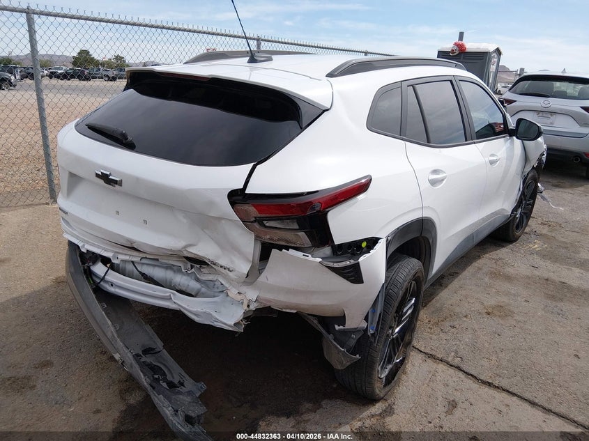 2025 Chevrolet Trax VIN KL77LKEP3SC131333 IAAI salvage auction — FRONT & REAR, Original (Texas), sold $2,950 on 2026-07-15 (photo 4)