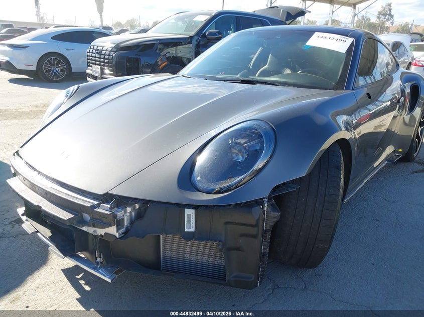 2022 Porsche 911 VIN WP0AD2A95NS254557 IAAI salvage auction — FRONT & REAR, Salvage (California), sold $111,000 on 2026-08-12 (photo 6)