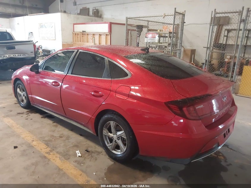 2021 Hyundai Sonata VIN 5NPEG4JA2MH126563 IAAI salvage auction — FRONT END, Salvage (Texas), sold $3,100 on 2026-08-01 (photo 3)