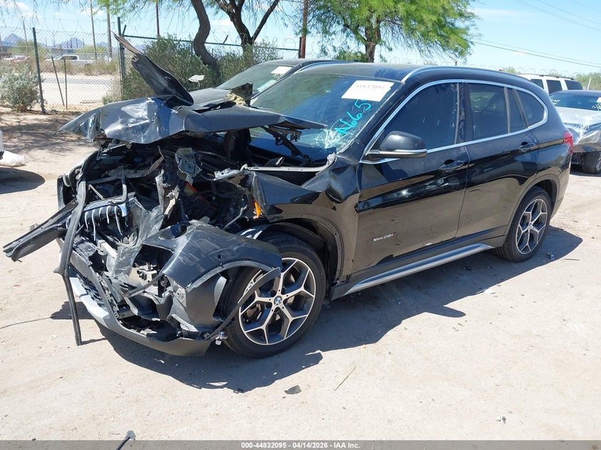 2018 BMW X1 VIN WBXHT3Z38J4A66594 IAAI salvage auction — FRONT END, Wait Title, sold $1,675 on 2026-07-09 (photo 2)