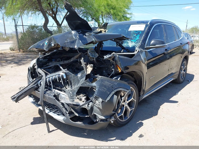 2018 BMW X1 VIN WBXHT3Z38J4A66594 IAAI salvage auction — FRONT END, Wait Title, sold $1,675 on 2026-07-09 (photo 6)