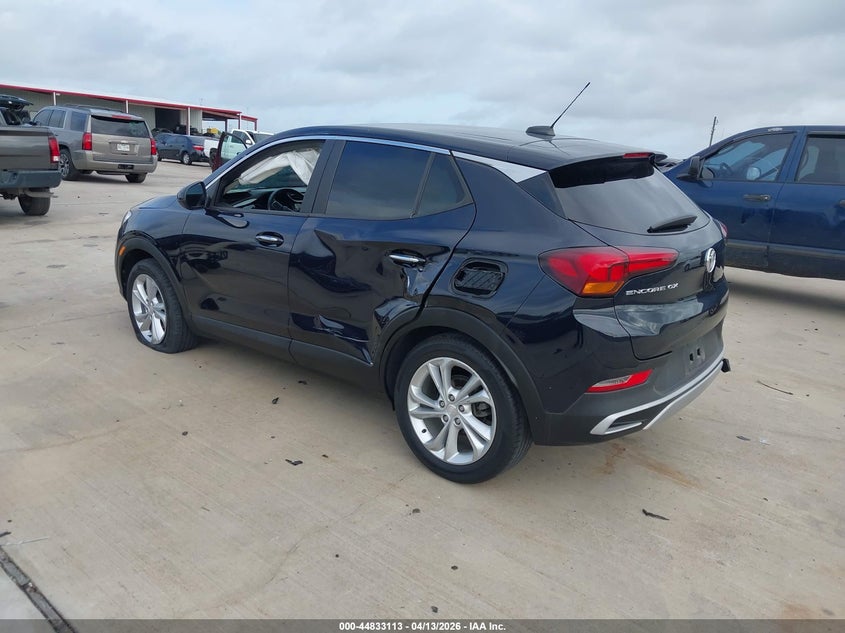 2020 Buick Encore gx VIN KL4MMBS2XLB117622 IAAI salvage auction — LEFT SIDE, Salvage Title, sold $3,700 on 2026-07-24 (photo 3)
