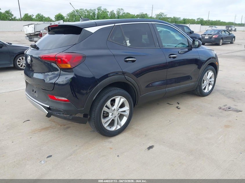 2020 Buick Encore gx VIN KL4MMBS2XLB117622 IAAI salvage auction — LEFT SIDE, Salvage Title, sold $3,700 on 2026-07-24 (photo 4)