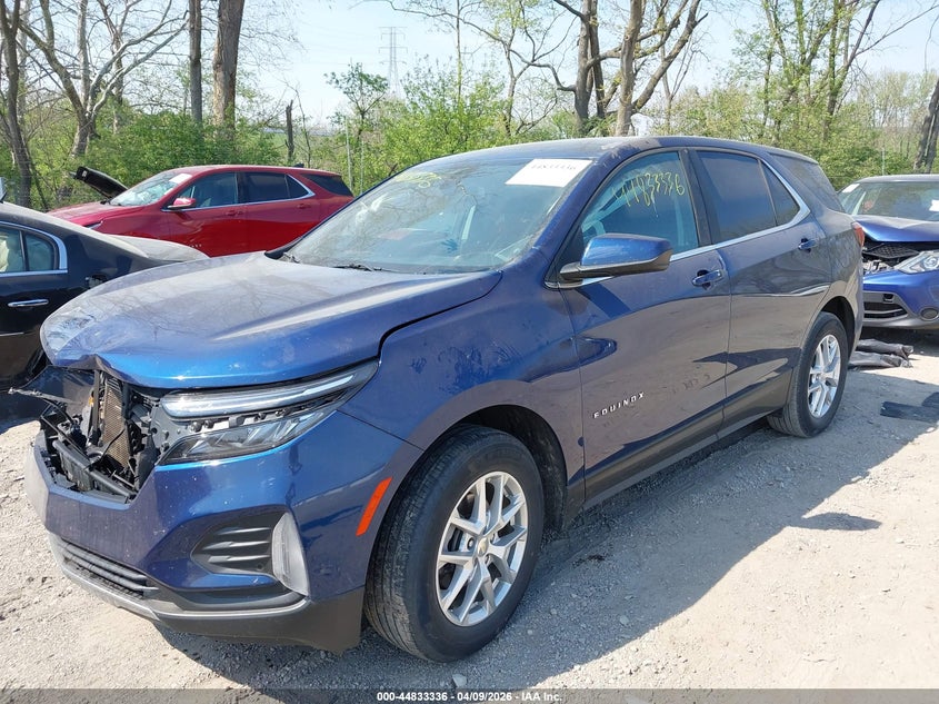 2022 Chevrolet Equinox VIN 3GNAXKEV0NL105218 IAAI salvage auction — FRONT END, Salvage Title, sold $3,200 on 2026-07-11 (photo 2)