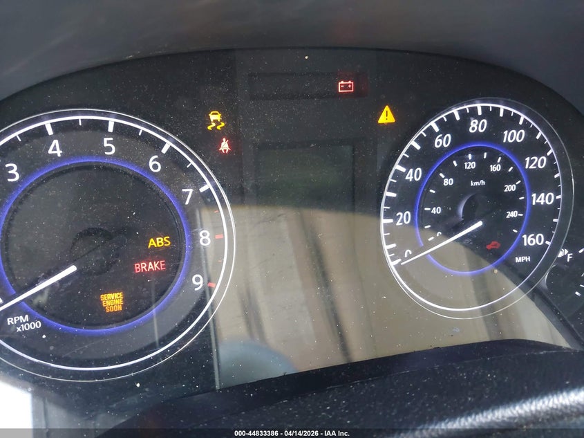 2012 Infiniti G VIN JN1CV6AR9CM974574 IAAI salvage auction — FRONT & REAR, Wait Title, sold $425 on 2026-07-10 (photo 7)