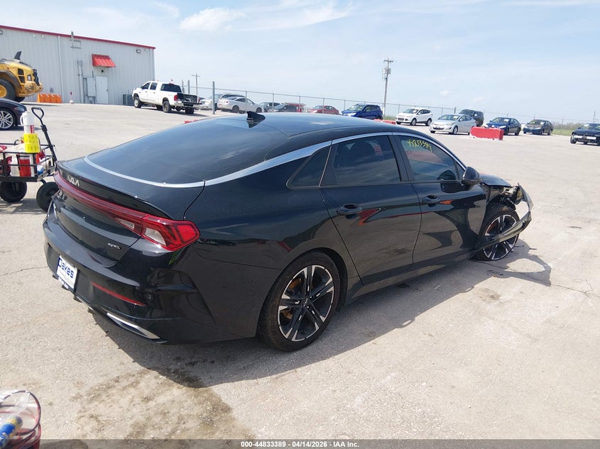 2022 Kia K5 VIN 5XXG64J23NG094014 IAAI salvage auction — RIGHT FRONT, Wait Title, sold $6,300 on 2026-07-09 (photo 4)