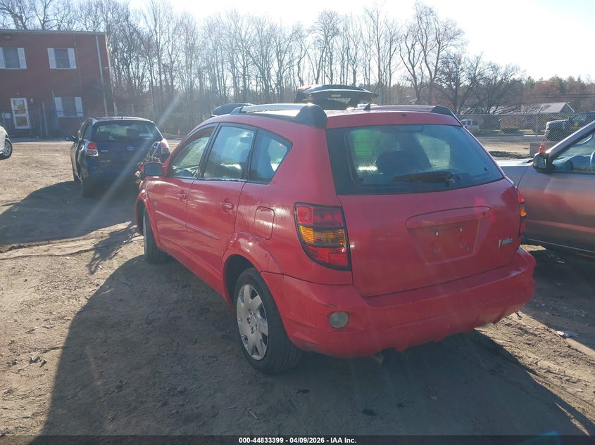 2005 Pontiac Vibe VIN 5Y2SL63815Z410099 IAAI salvage auction — RIGHT REAR, Salvage (Texas), sold $800 on 2026-07-07 (photo 3)