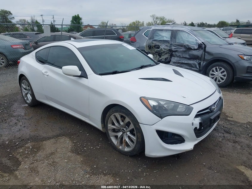 2013 Hyundai Genesis VIN KMHHT6KD4DU086453 IAAI salvage auction — FRONT END, Wait Title, sold $1,350 on 2026-07-07 (photo 1)