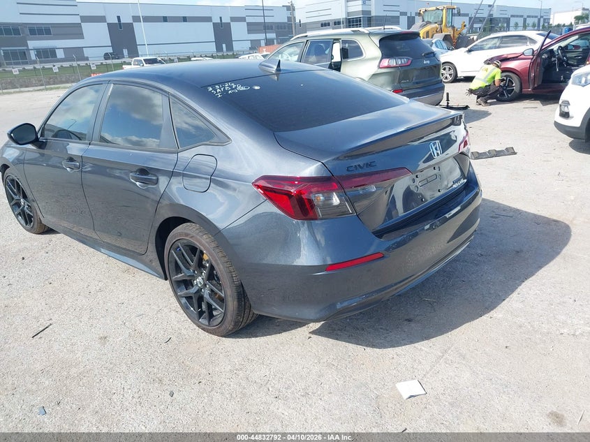 2026 Honda Civic VIN 2HGFE4F86TH314530 IAAI salvage auction — FRONT END, Salvage Title, sold $9,000 on 2026-07-28 (photo 3)