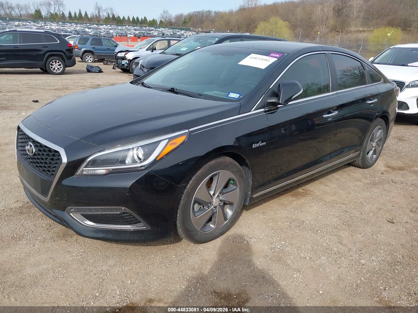 2017 Hyundai Sonata VIN KMHE34L38HA071300 IAAI salvage auction — HAIL, Salvage Title, sold $1,975 on 2026-07-29 (photo 2)