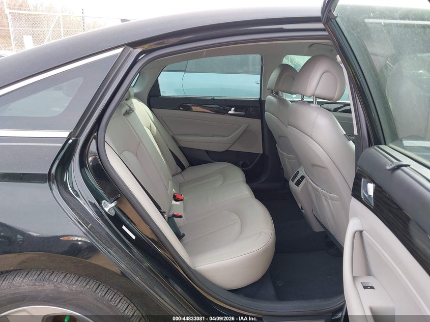 2017 Hyundai Sonata VIN KMHE34L38HA071300 IAAI salvage auction — HAIL, Salvage Title, sold $1,975 on 2026-07-29 (photo 8)